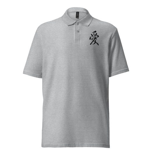 Unisex Embroidered pique polo shirt
