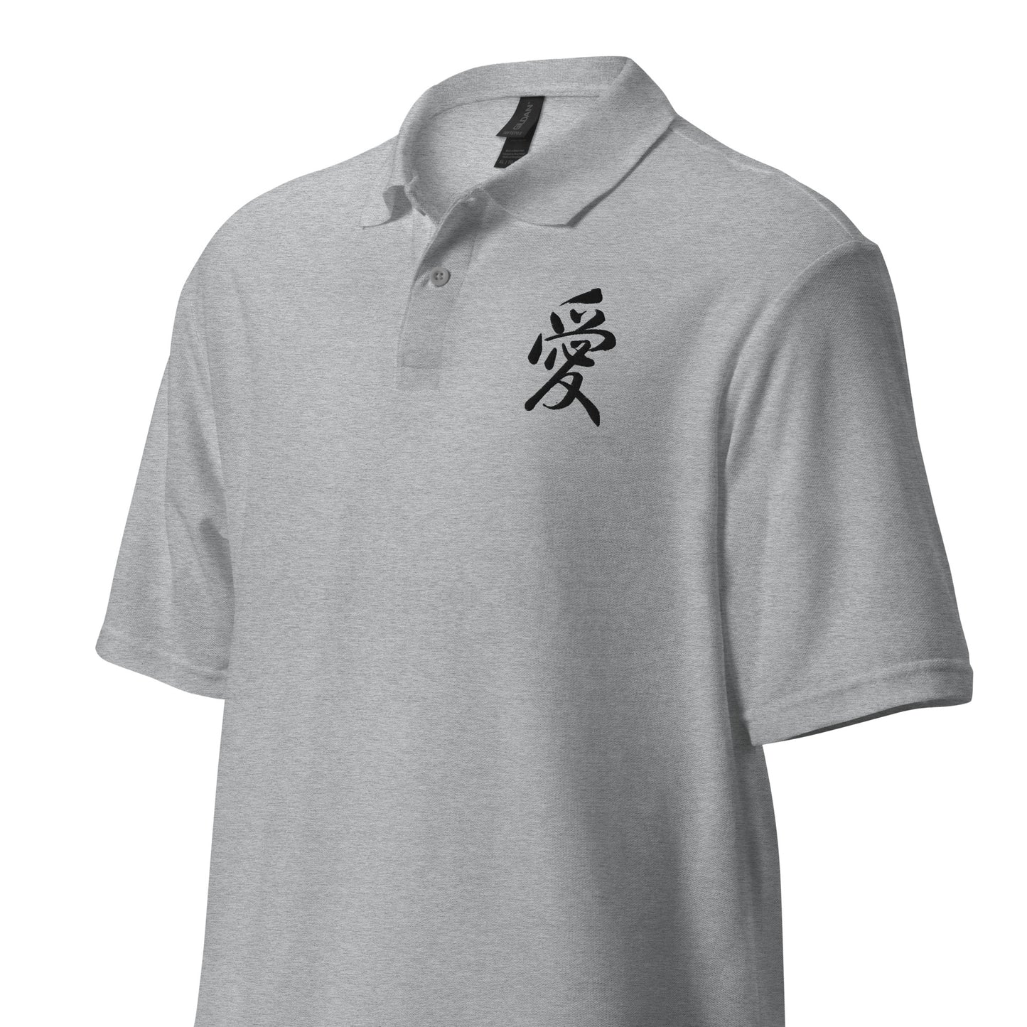 Unisex Embroidered pique polo shirt